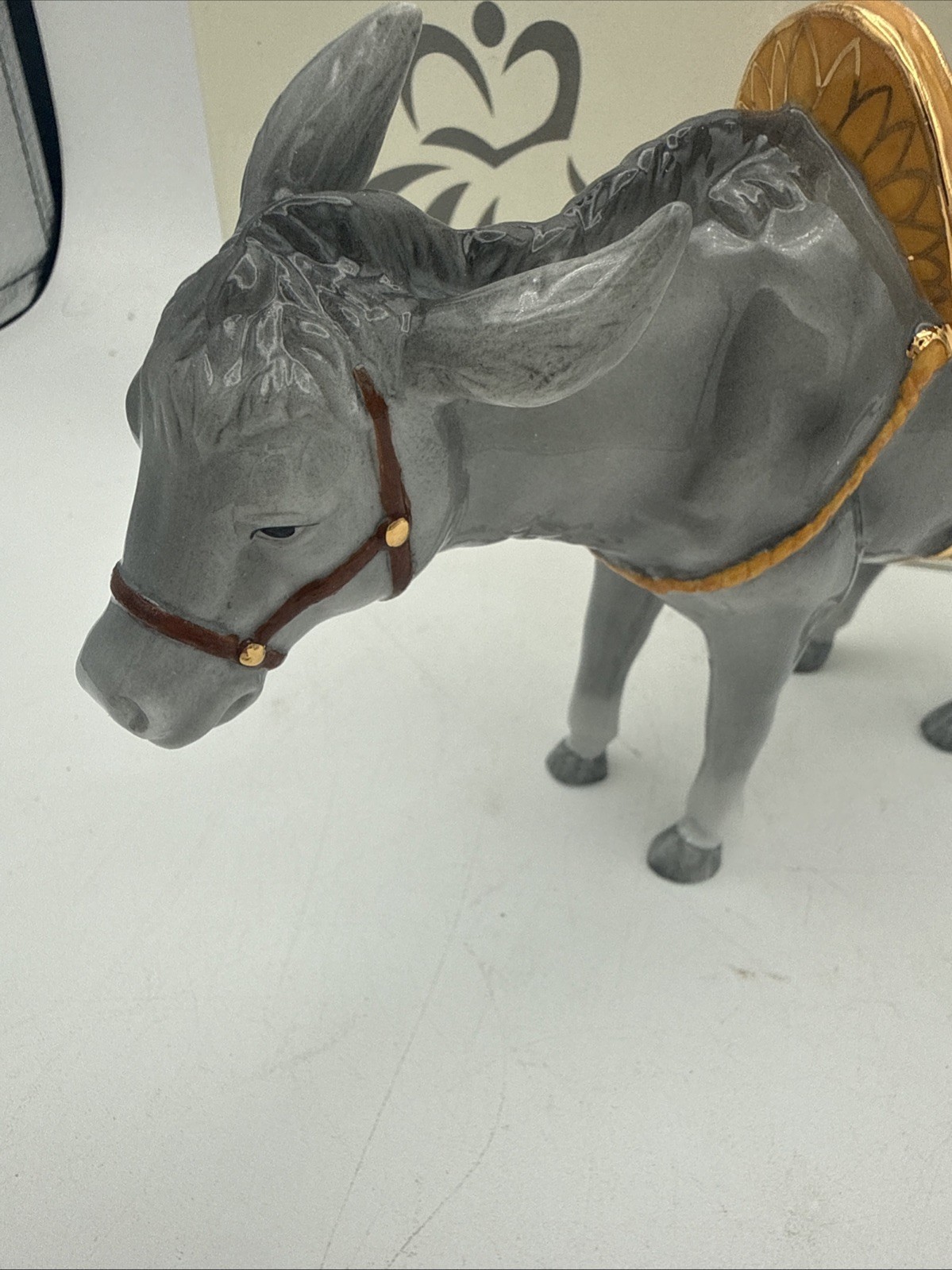 2004 Royal Doulton Holiday Traditions Nativity Donkey Figurine w/ Box & Tags