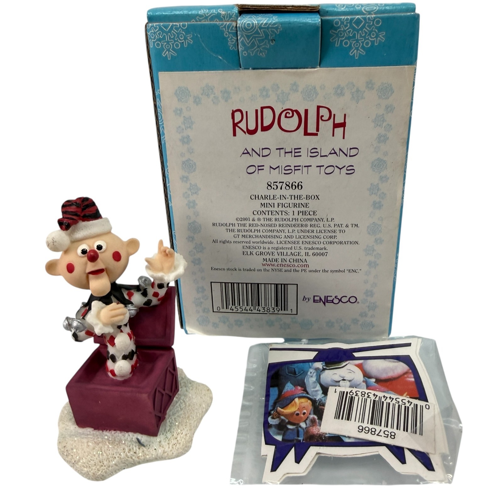 Rudolph And The Island of Misfit Toys – Charlie in the Box 857866 Enesco Rare