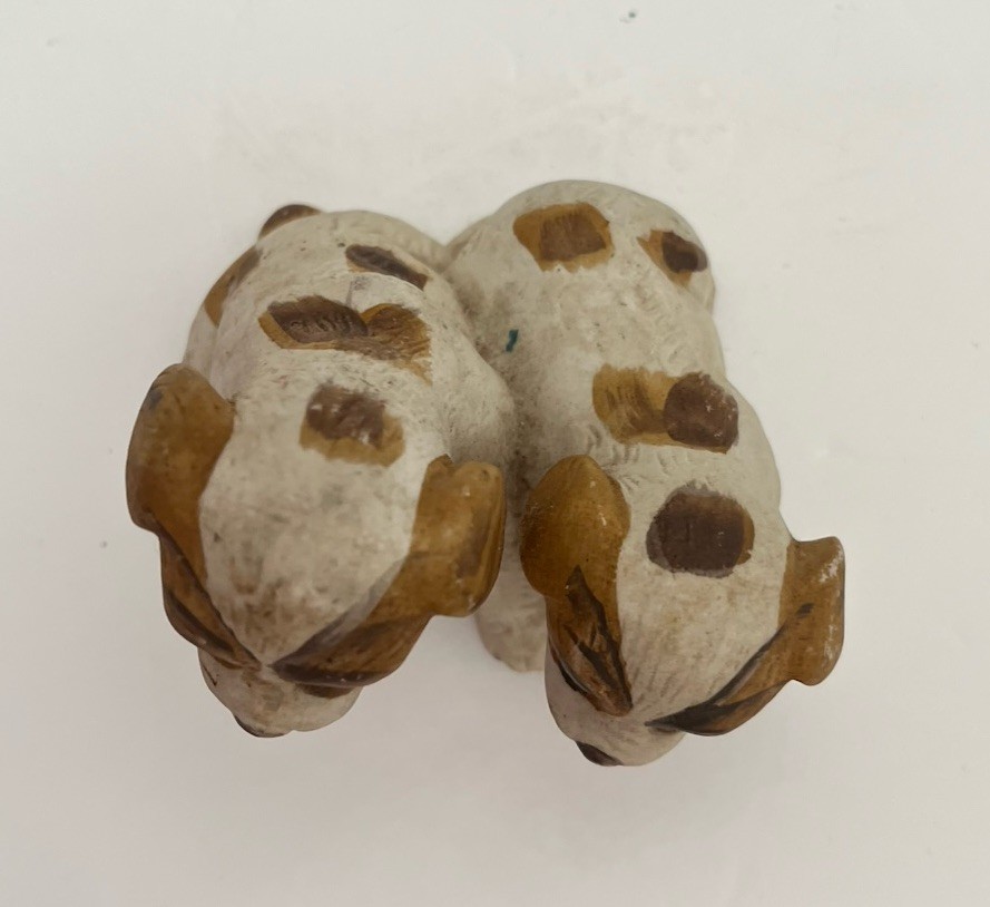 Vintage Homco Cocker Spaniel Puppies Figurine SALE!