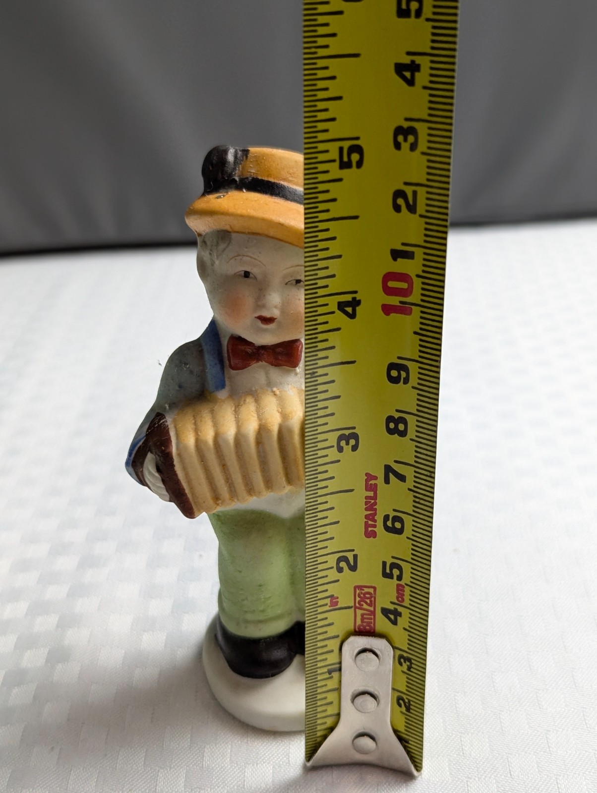 Vintage Lot of Three Men Playing Musical Instruments Figurine Occupied Japan
