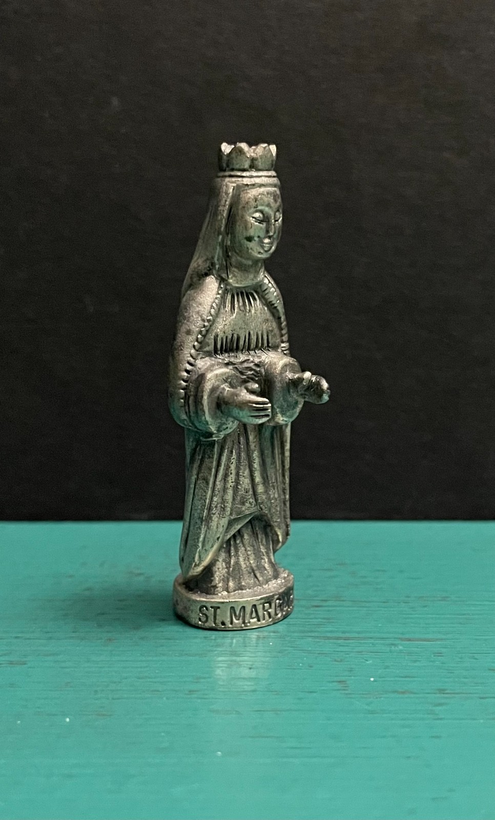 Creed Pewter Patron Saint Margaret Catholic Religious Christianity Mini Figurine