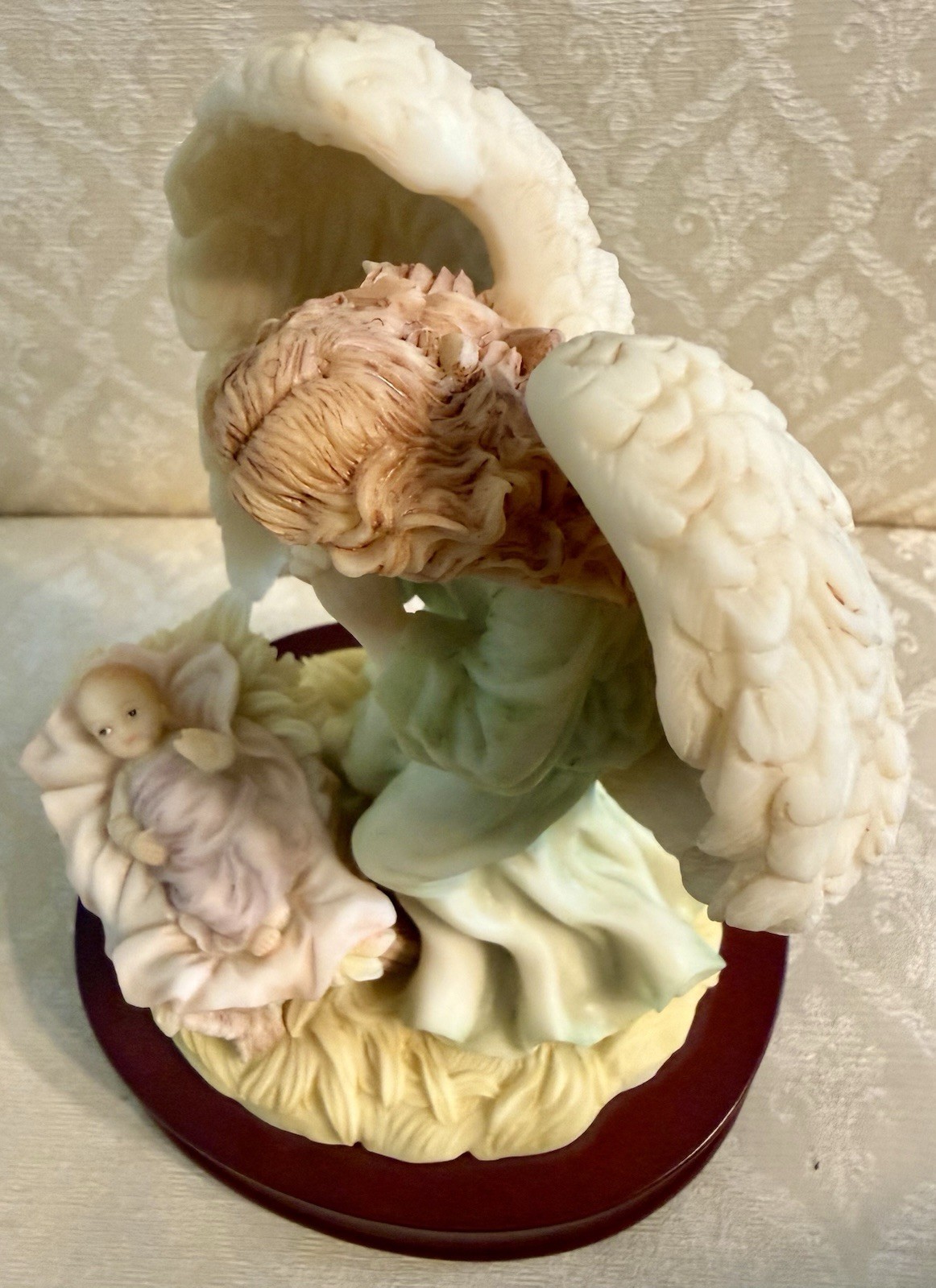 Roman Seraphim Classics Francesca Loving Guardian Angel Music Box 1993 Retired