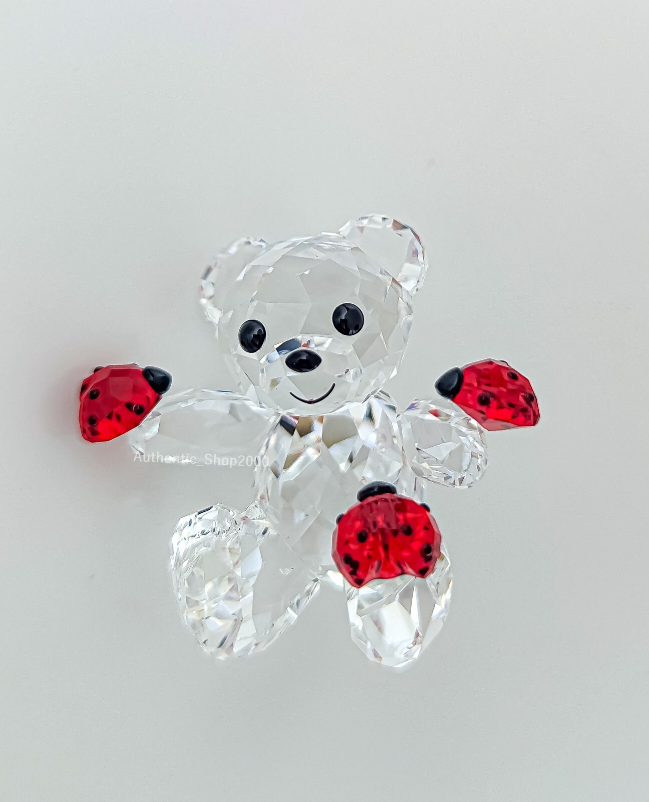 New w Gift Box SWAROVSKI Crystal Kris Bear Good Luck Bear Display Deco 5675983
