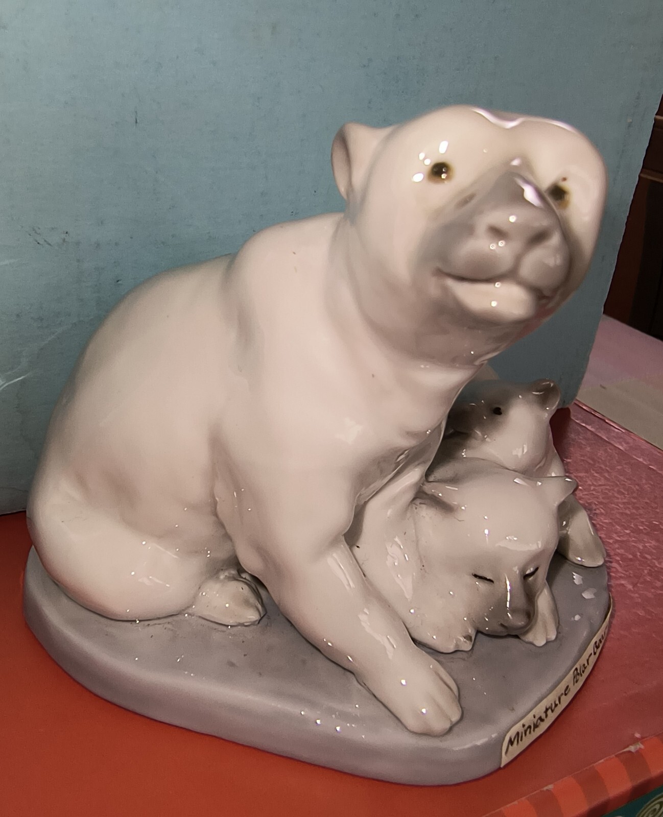 Lladro “MINI POLAR BEAR FAMILY” Figurine ~ #5434 ~ With Box