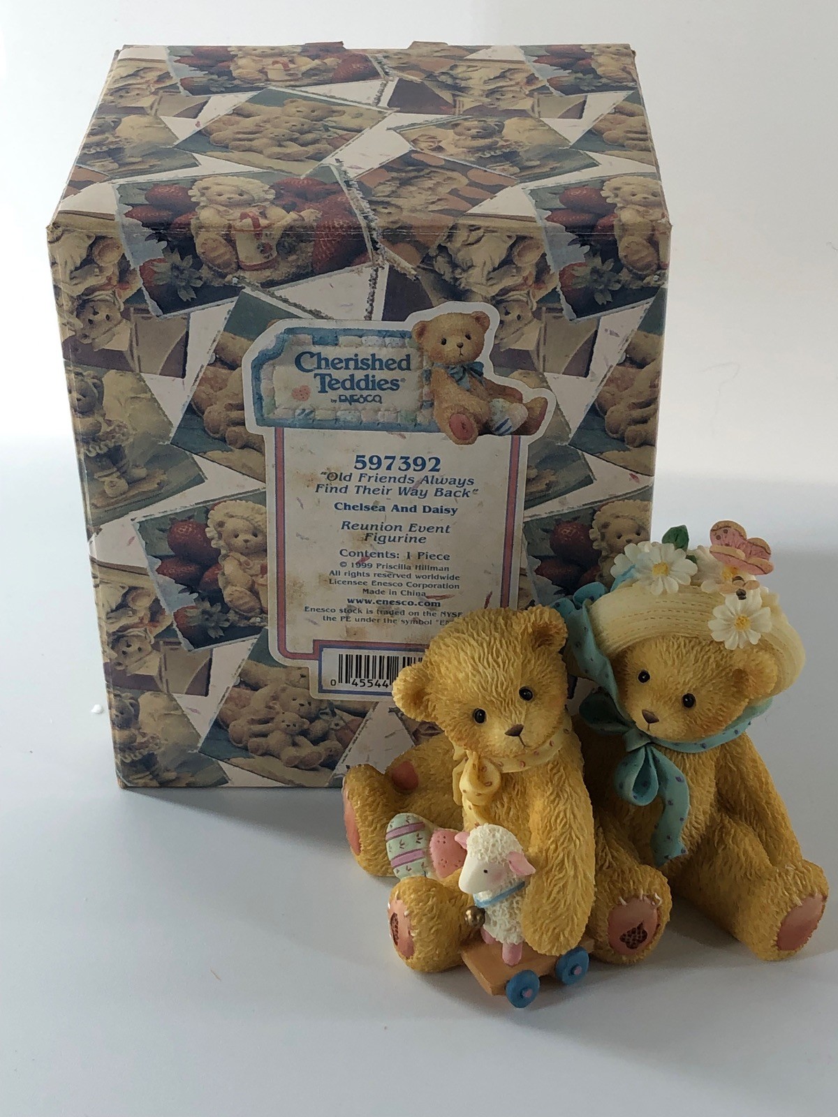 Cherished Teddies 597392 Chelsea & Daisy Old Friends Always Find Their Way Back
