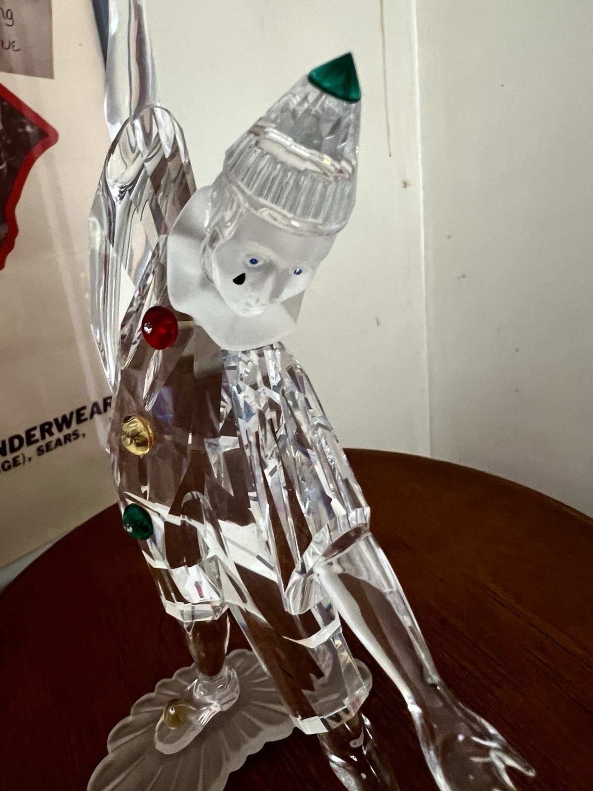Stunning! Swarovski – 1999 Limited Edition – Pierrot Masquerade With Box