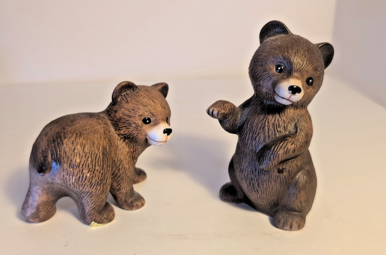 Vintage Brown Bear Cubs by HOMCO #1414 – Excellent Condition! Released in 1981!