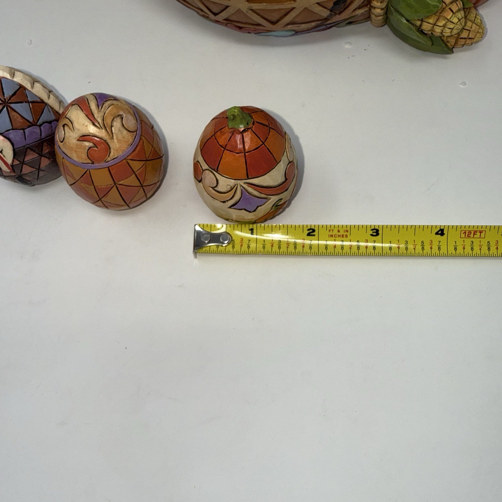NIB Jim Shore BOUNTY OF BLESSINGS Cornucopia Basket Set 5 PCs Autumn Figurine