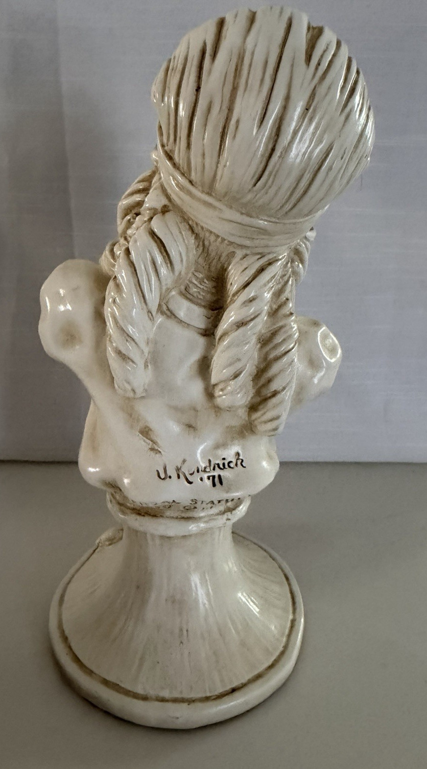 Vintage 1971 Universal Statuary Corp. Chicago “The Music Lesson” 136B 136G