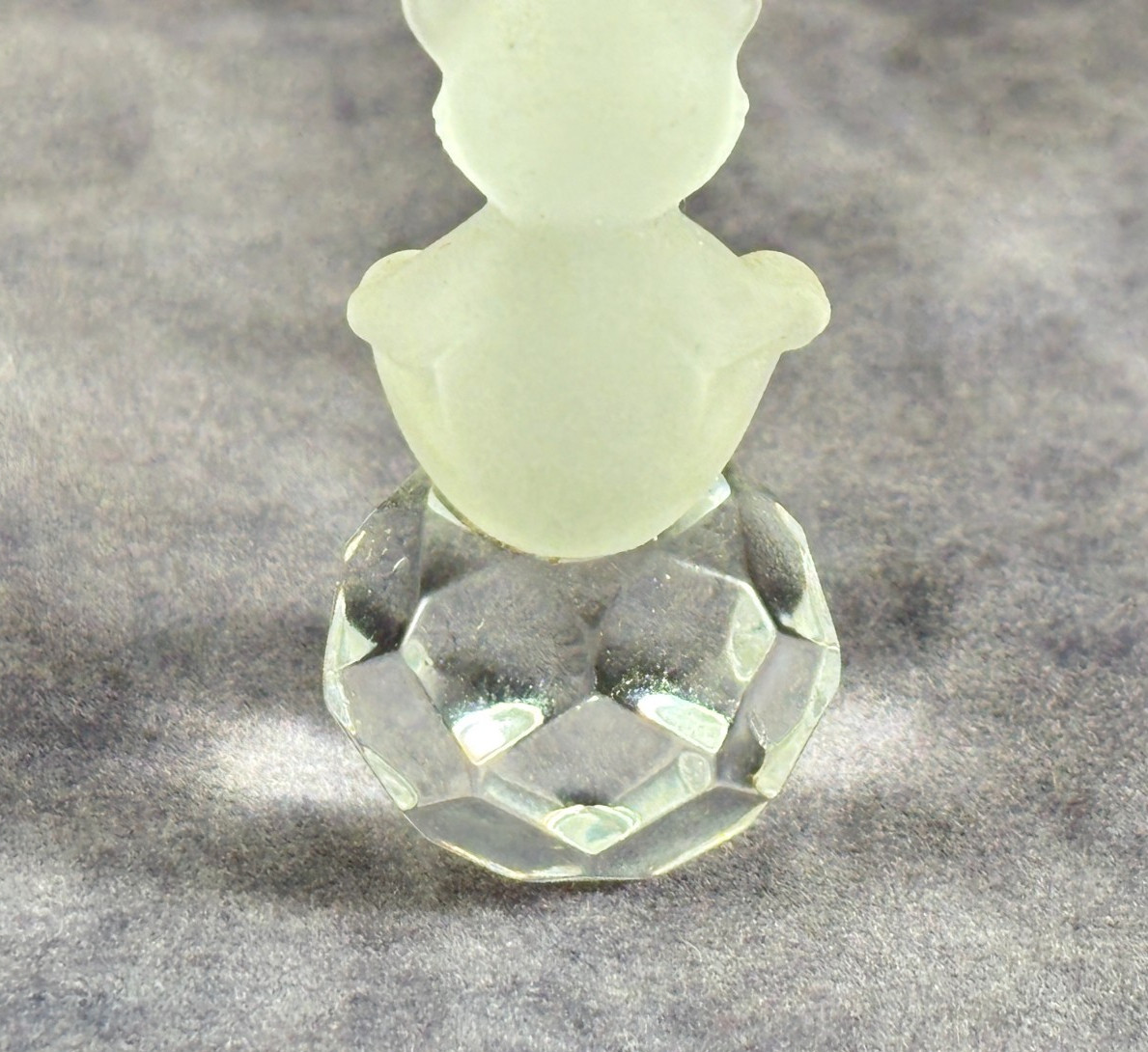 Set of 2 – Vintage Swarovski Ebeling & Reuss Polar Bear and Teddy Bear Frosted