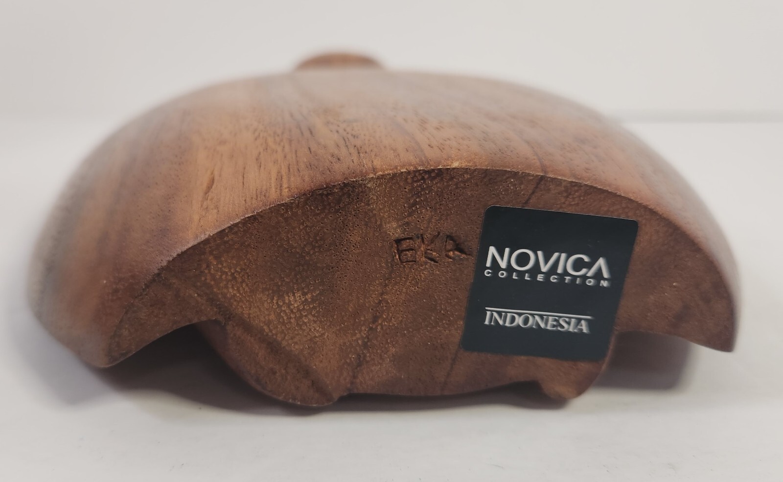 3 Novica Collection Hand Carved Wooden Angels/Watching/Praying/Indonesia
