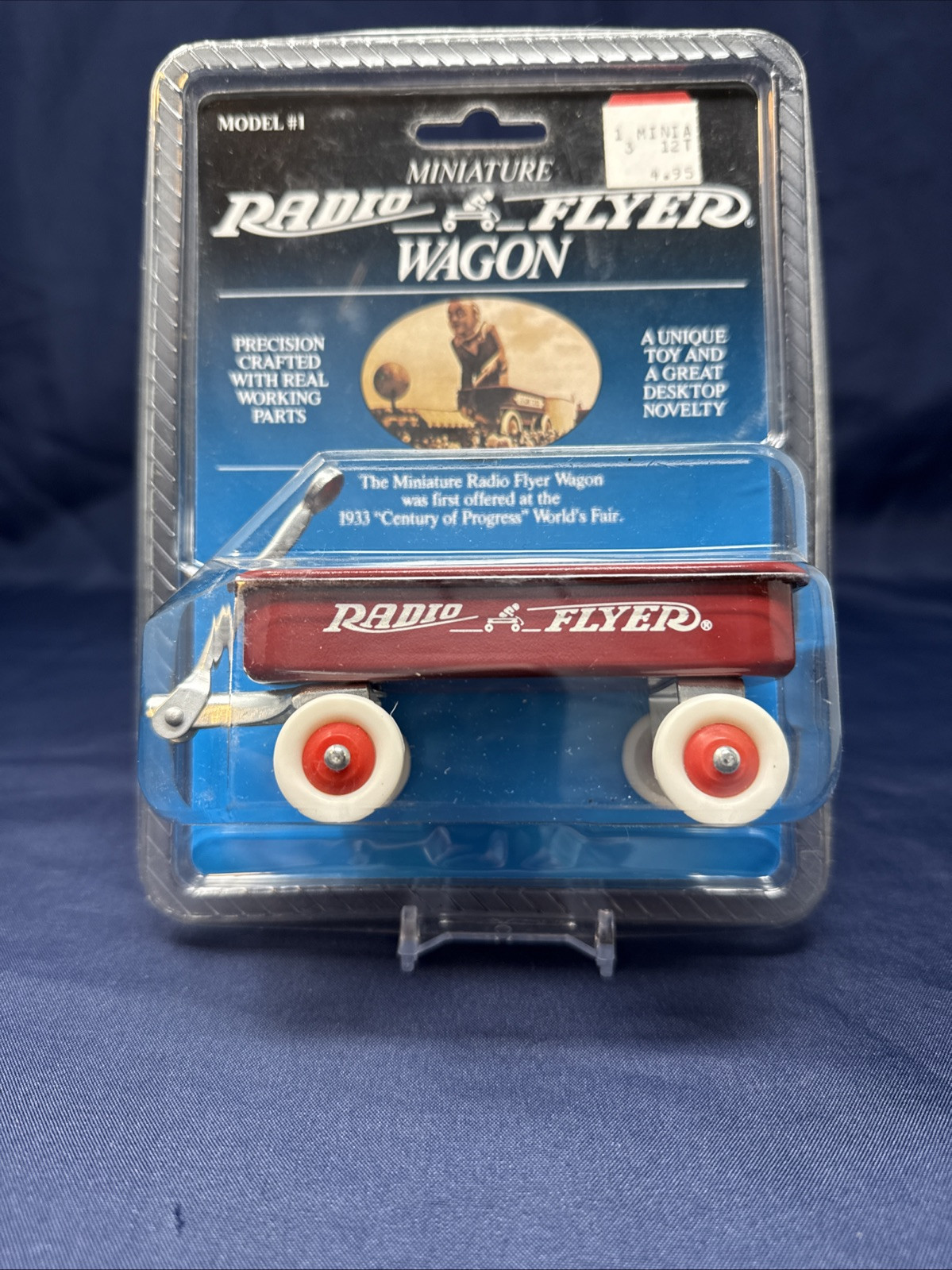 NEW 1990 Miniature Mini Radio Flyer Wagon Model #1 Sealed in Packaging BRAND NEW