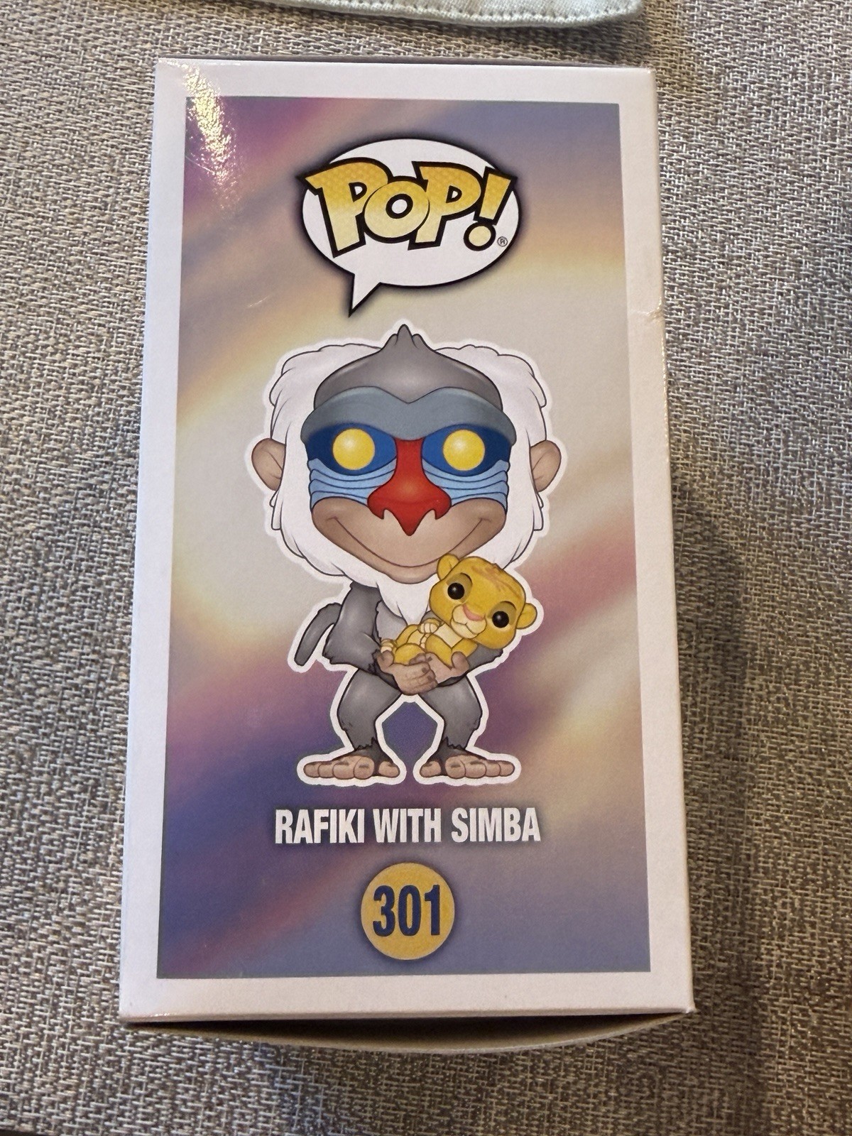Funko Pop! Disney The Lion King Rafiki with Simba #301 4″ Vinyl Figure