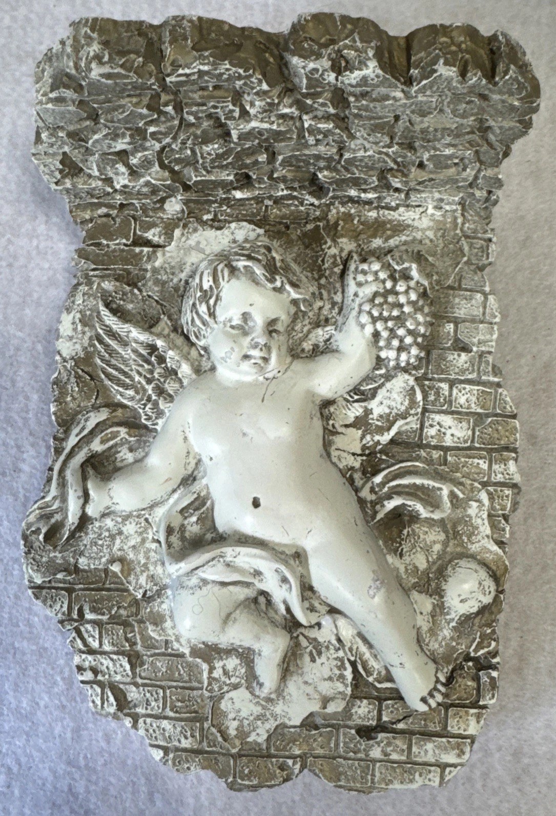 VTG Wang’s Int’l Resin Cherub Wall Shelf Decor Vintage 7 x 5.5 Inch