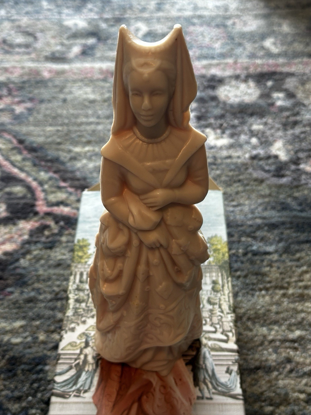 Vintage Scented Pomander Figurine Avon Florentine Lady Decorative