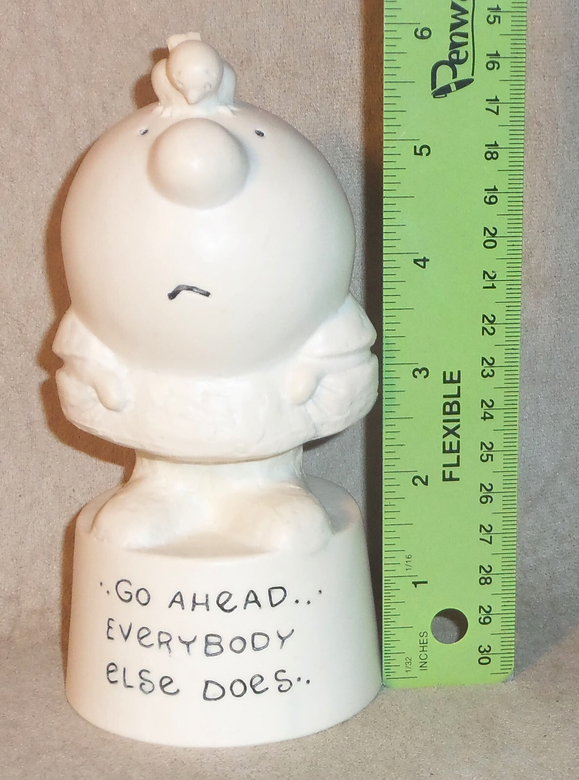 Vintage 1970s ZIGGY Tom Wilson Go Ahead 6″ Figure Statue Universal Press 200VZ52