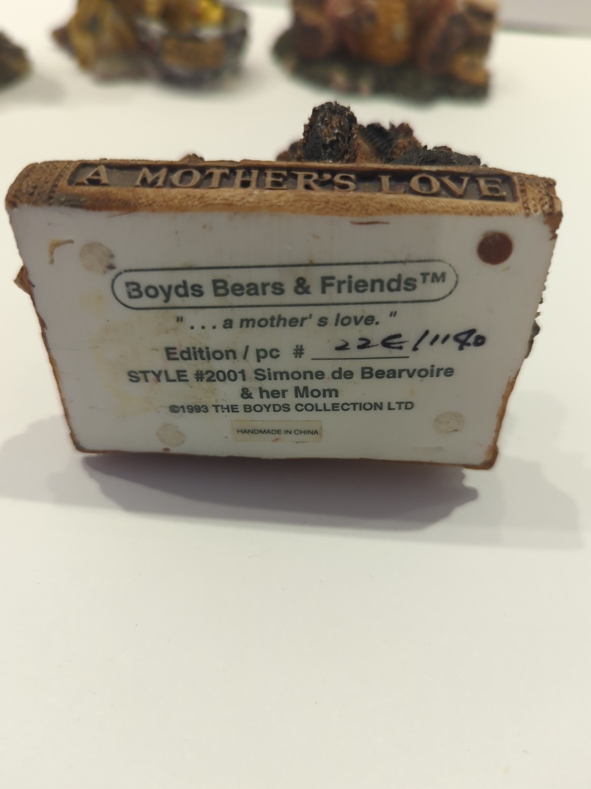 Lot Of 6 Vintage Boyd’s Bears & Friends Figurines Resin 1993-2004 – See List