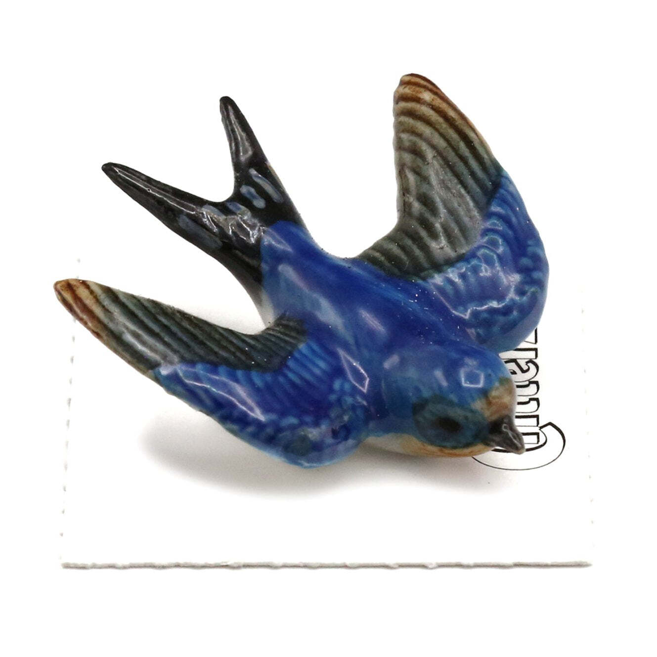 Little Critterz Bird – Barn Swallow “Dawn” – miniature porcelain figurine