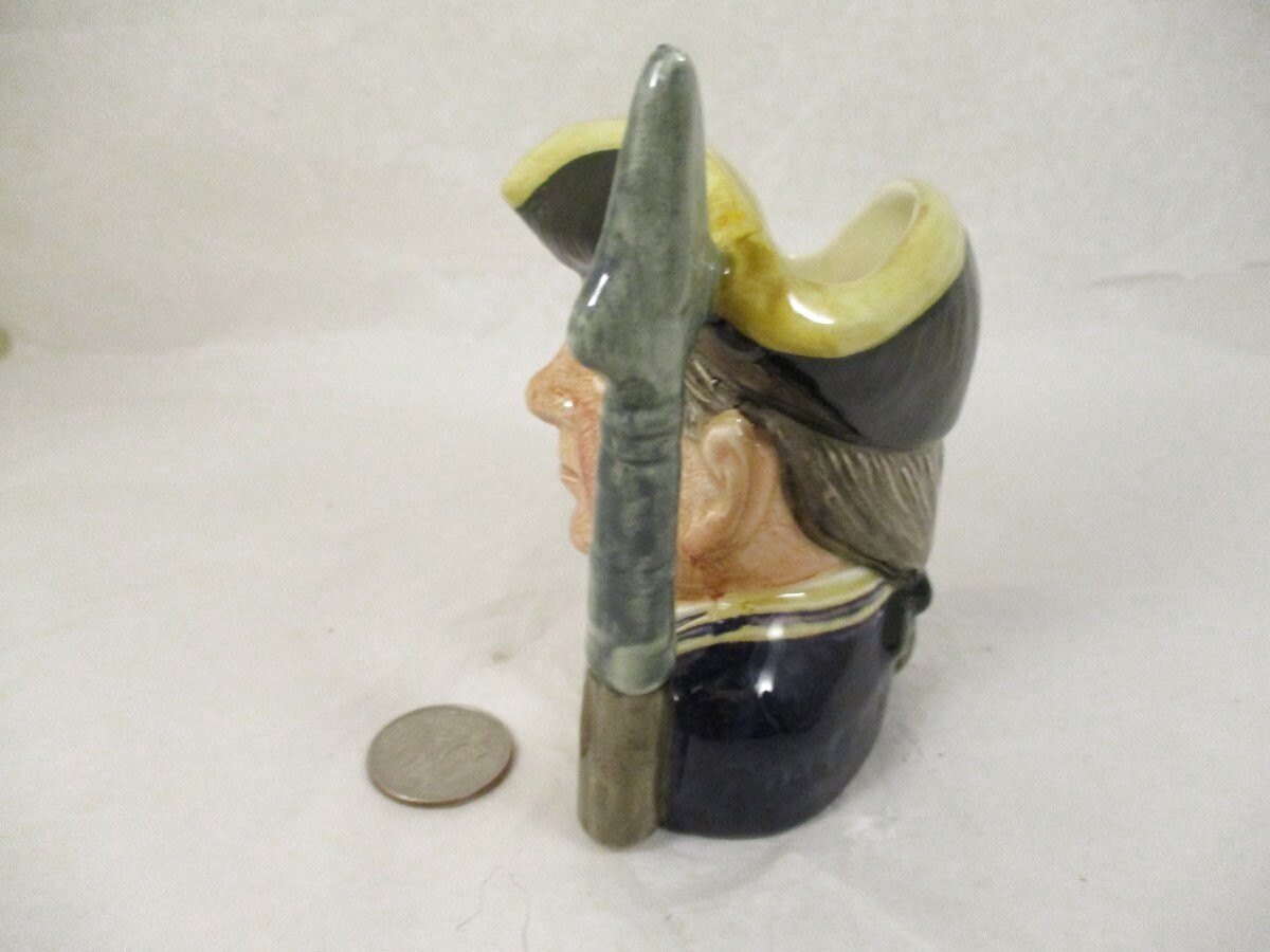 1962 Royal Doulton D6575 Guardsman Williamsburg Series Toby Mug Small 4″ Pottery