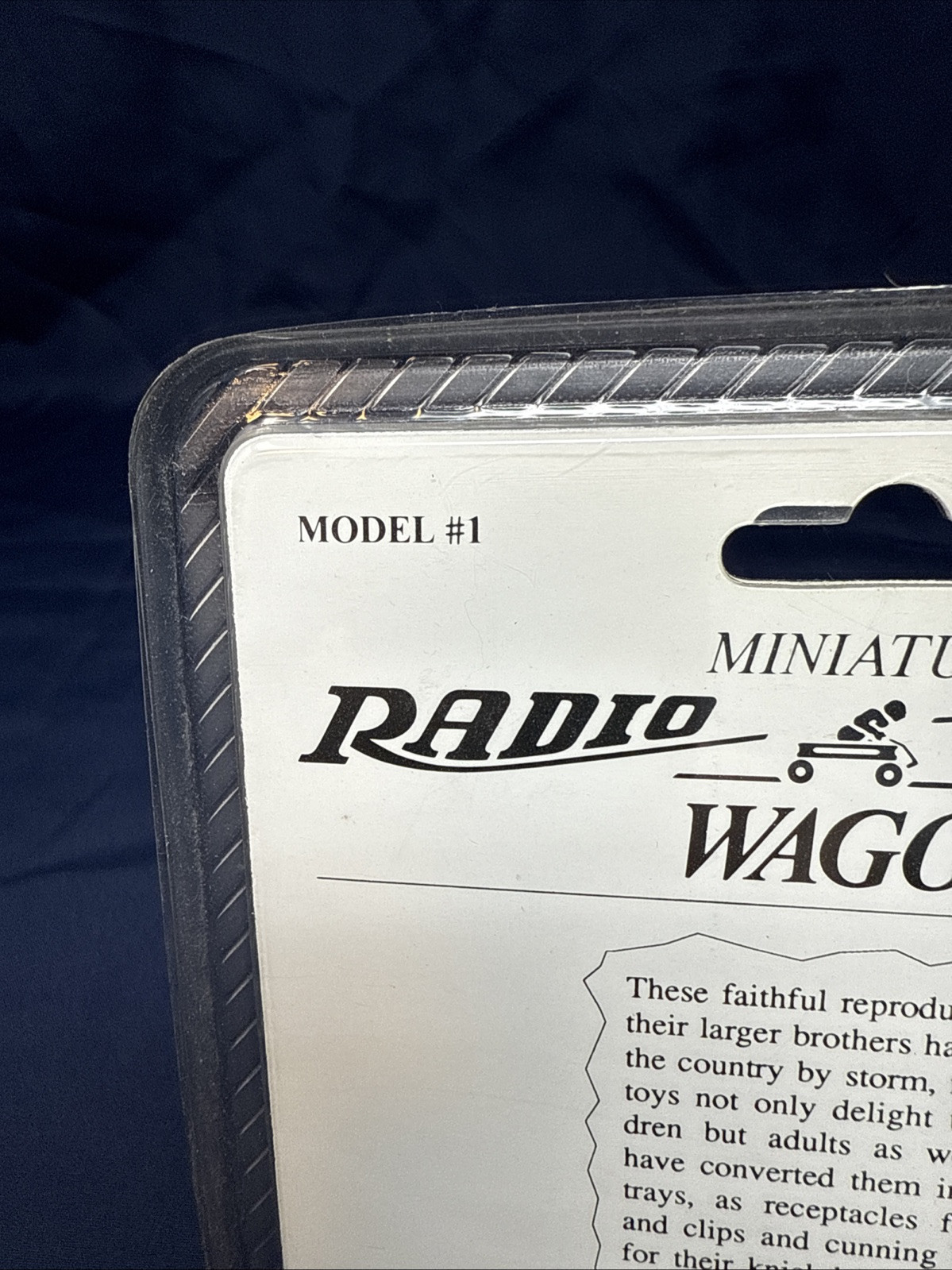 NEW 1990 Miniature Mini Radio Flyer Wagon Model #1 Sealed in Packaging BRAND NEW