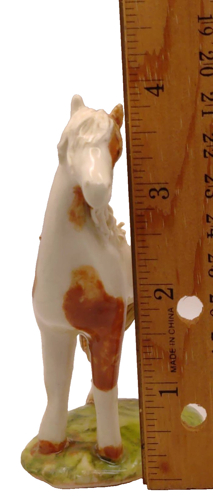 Artisan,Horse figurine,Hand sculpted, clay pottery spaghetti,Studio Art, signed