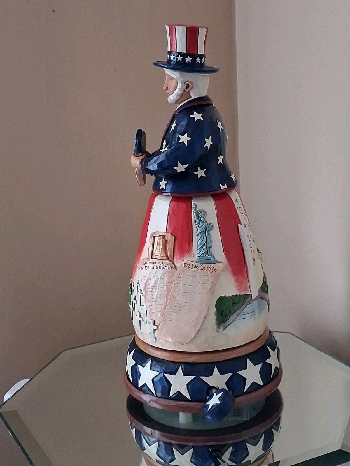 Jim Shore Uncle Sam “Freedom Forever” Figurine & Music Box