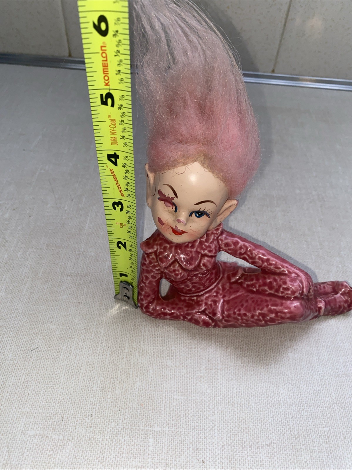 1950’s MCM Vintage Ceramic Pixie Elf Figurine BRINN’s JAPAN T 1490
