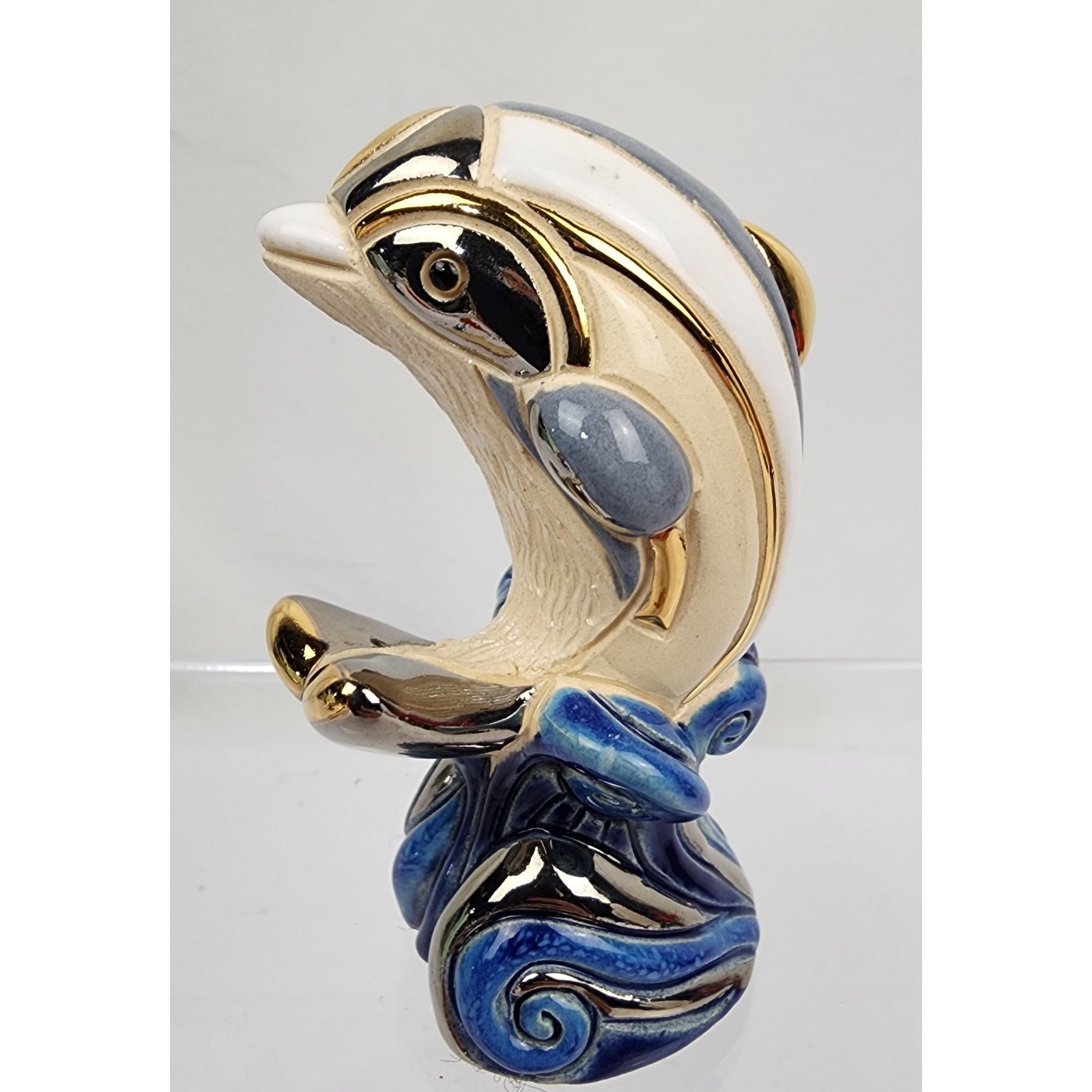Rinconada – “Dolphin” Rinca-Babies Collection R1738 Gold Accents