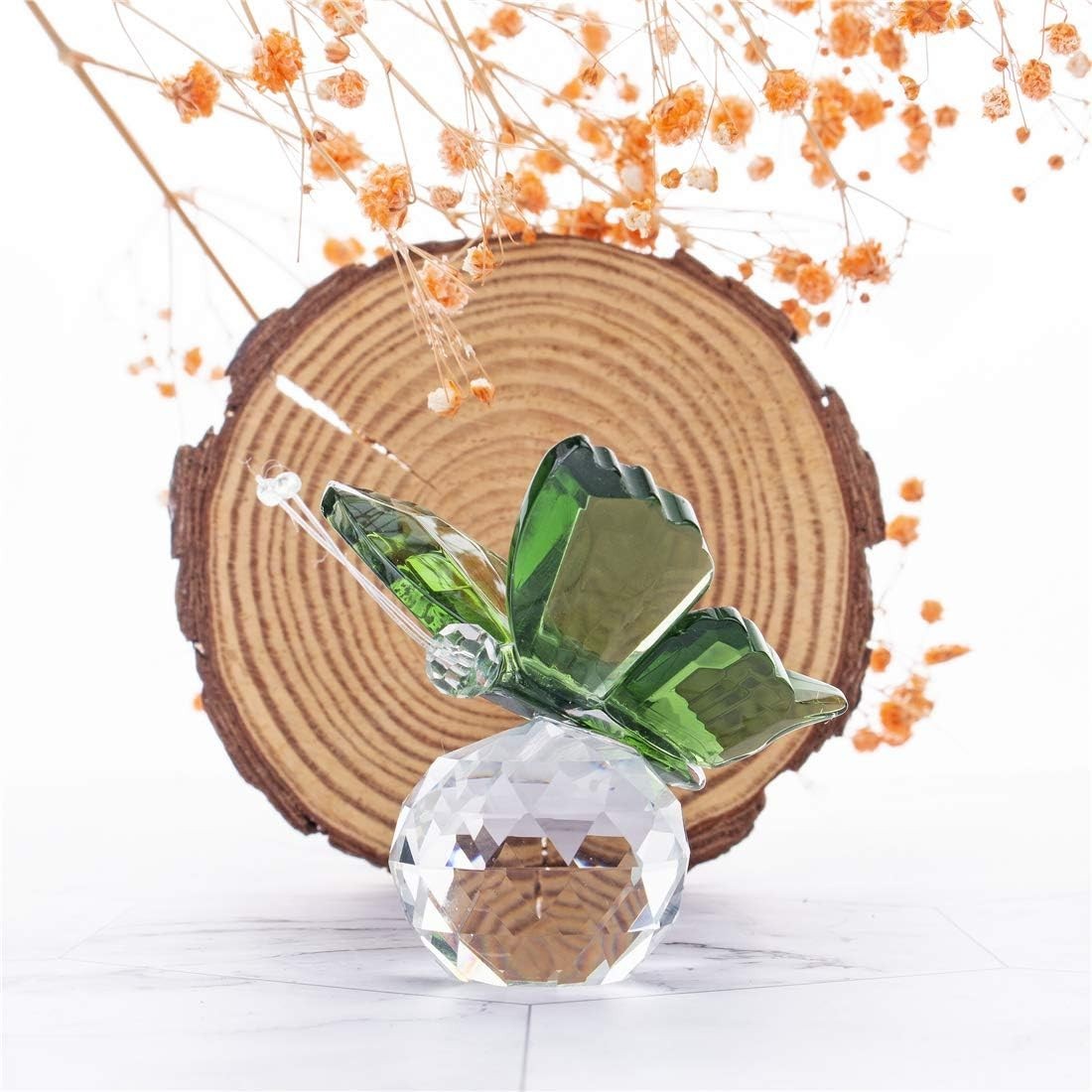 Charming Crystal Butterfly Statue – Beautiful Gift for Anniversaries & Holidays