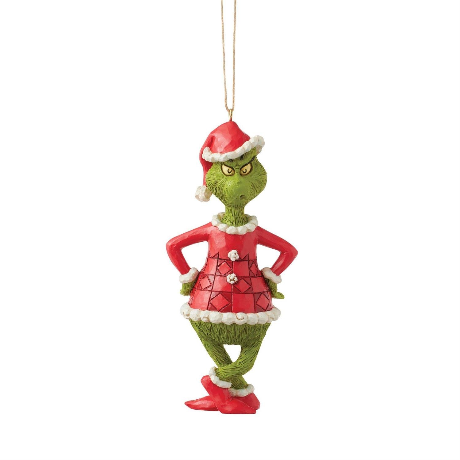 Jim Shore GRINCH WITH HANDS ON HIPS ORNAMENT 6017076 BRAND NEW
