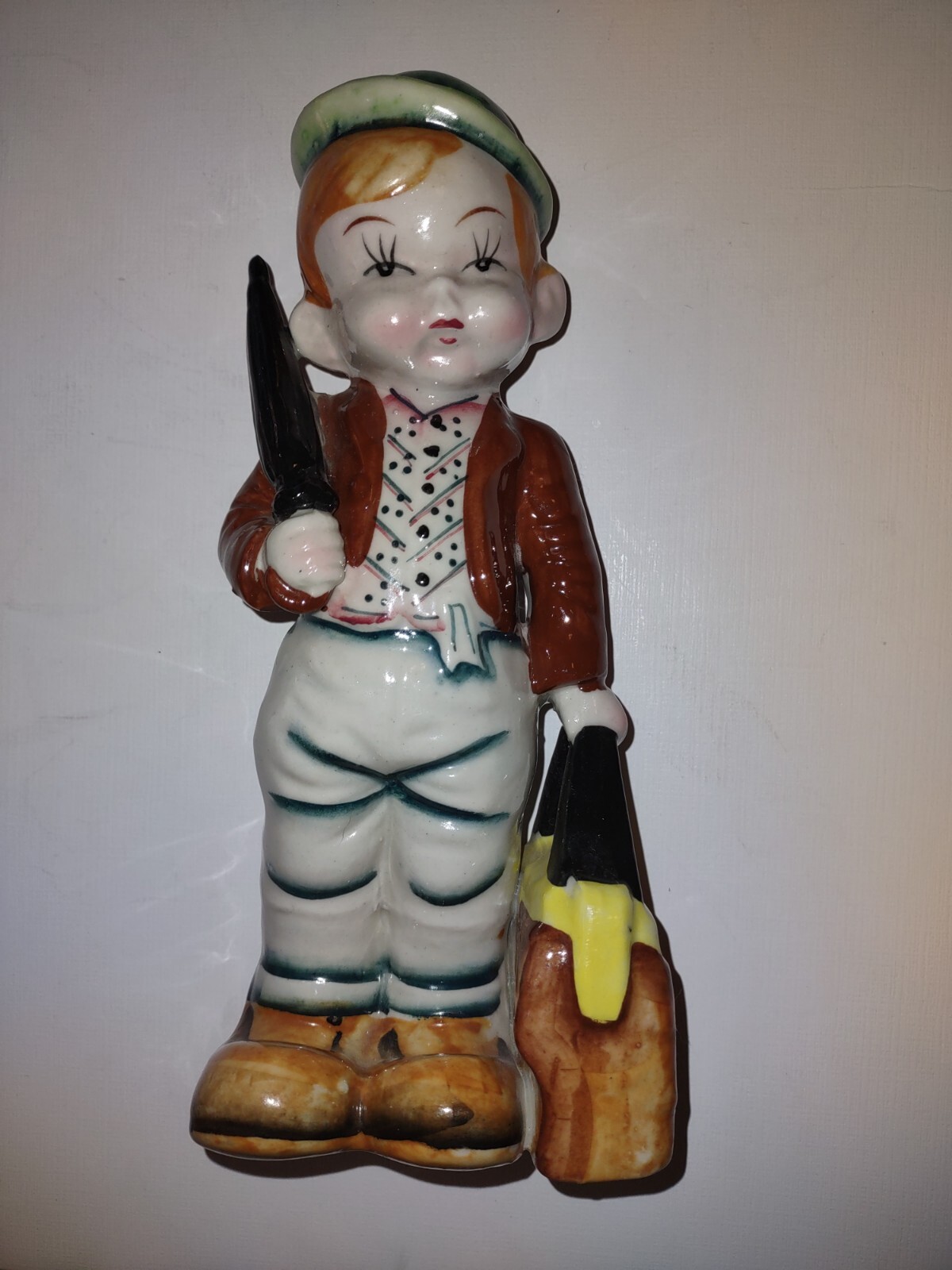 Vintage Japan “Little Boy” Suitcase& Umbrella 9 Inch