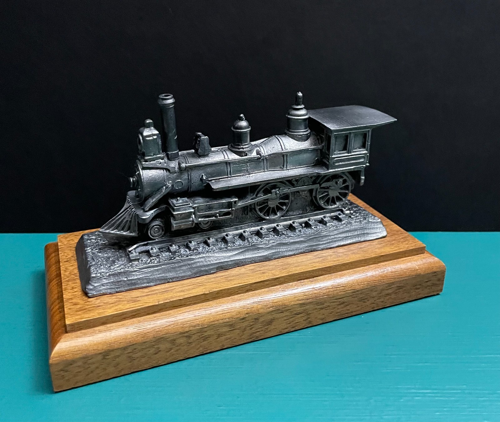 Michael Ricker Pewter Antique Locomotive Steam Train Replica Model 4-4-0 U&D LE