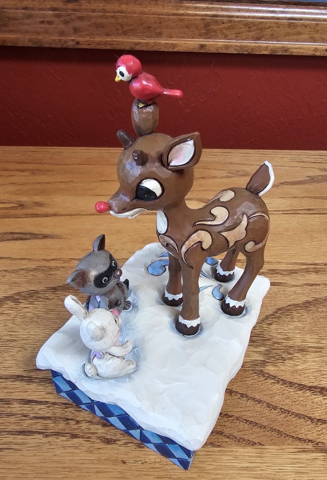 Jim Shore 2013 Rudolph The Red Nosed Reindeer & Forest Friends Figurine, 4034893