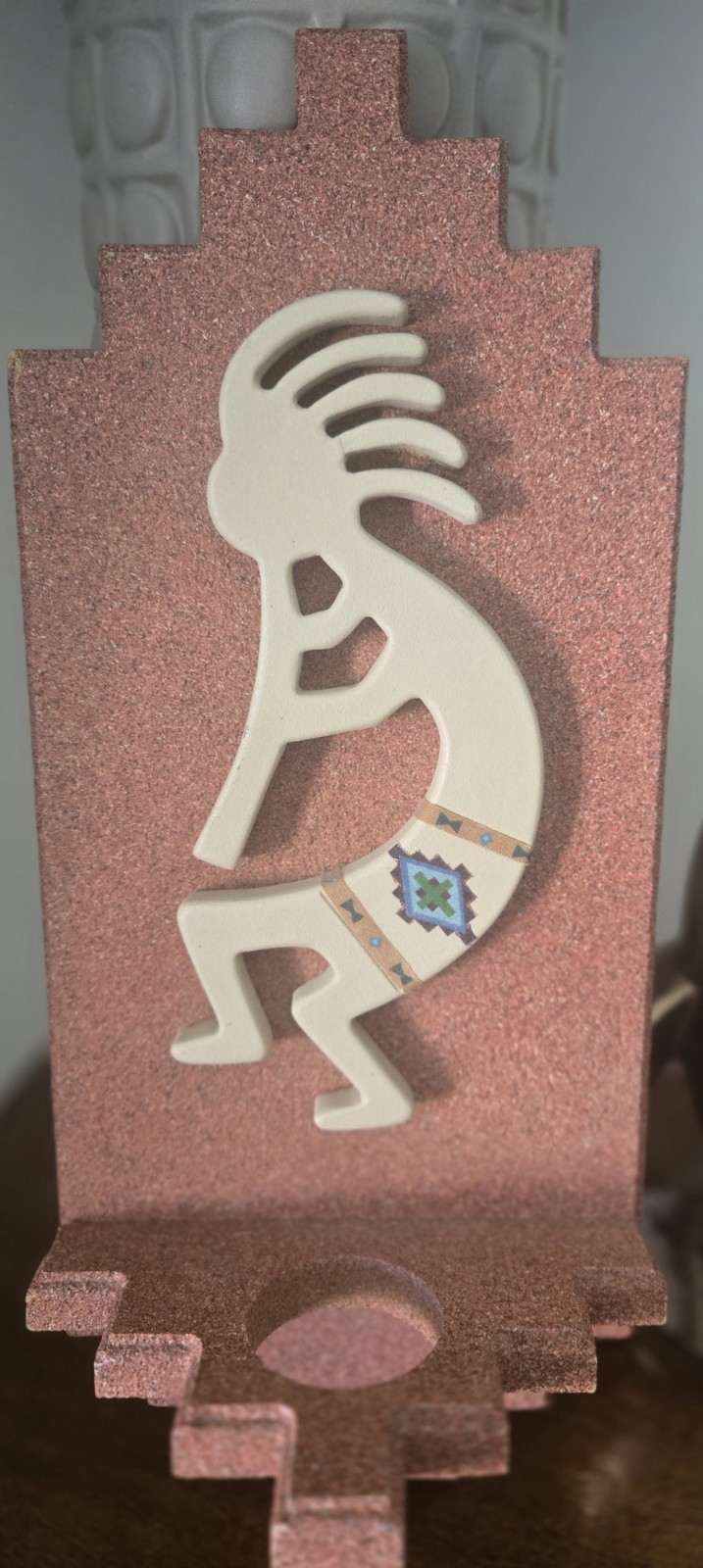 Erik W. Sevilla Handmade Stone Kokopelli Figurine Southwestern Art 10″ Signed