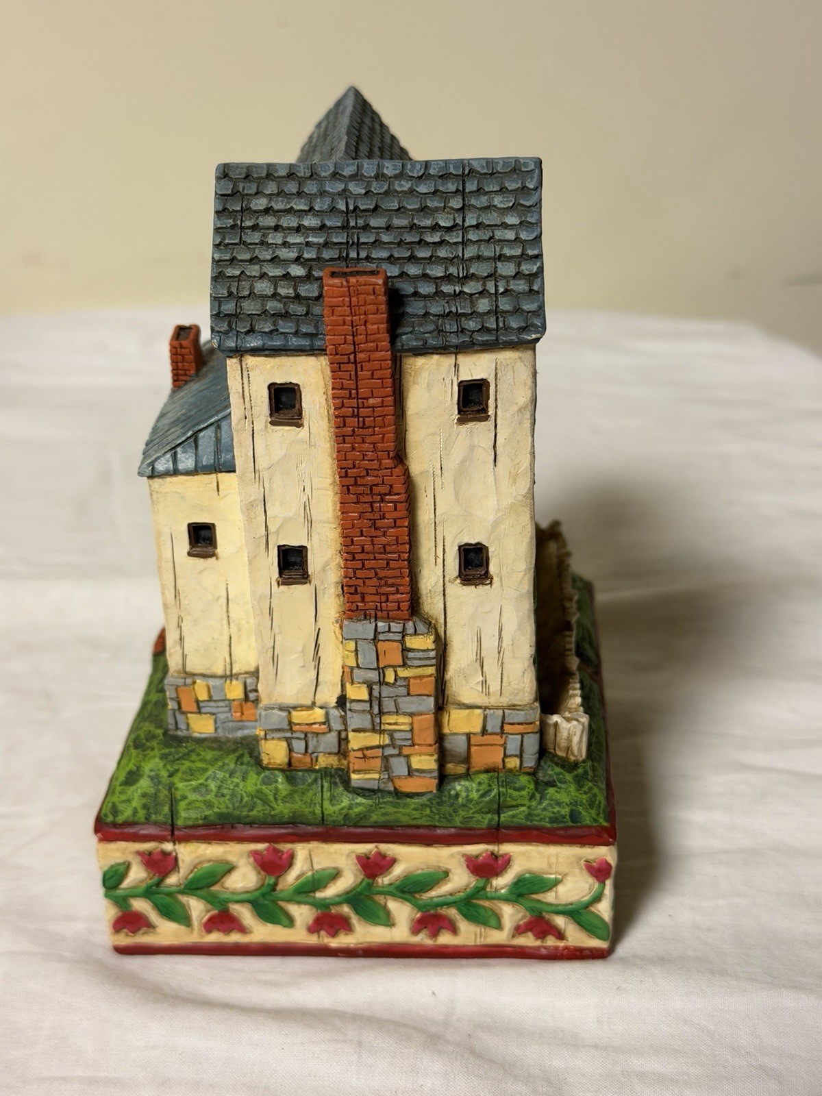 Jim Shore Heartwood Creek Farmhouse 2004 Starry Blocks Retired 0000305 Enesco