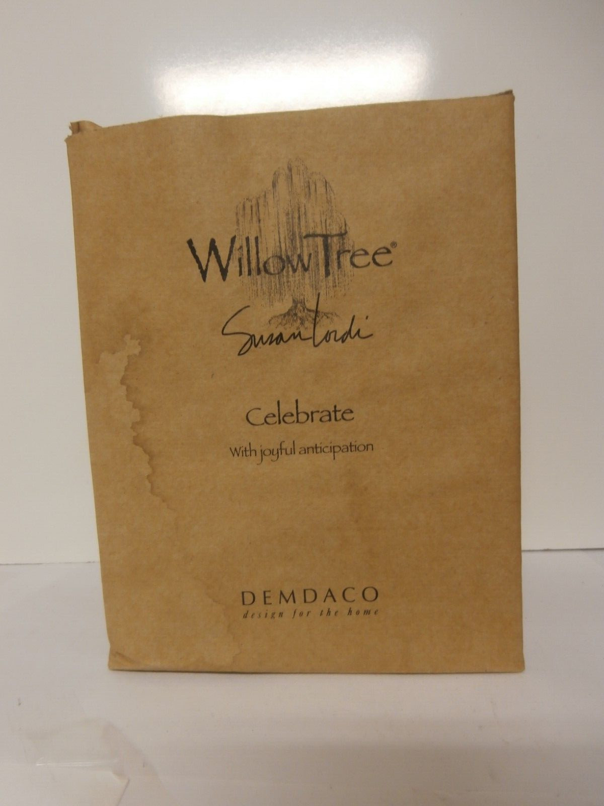 DEMDACO WILLOW TREE “CELEBRATE” ORNAMENT SUSAN LORDI 2005-2010 with Box