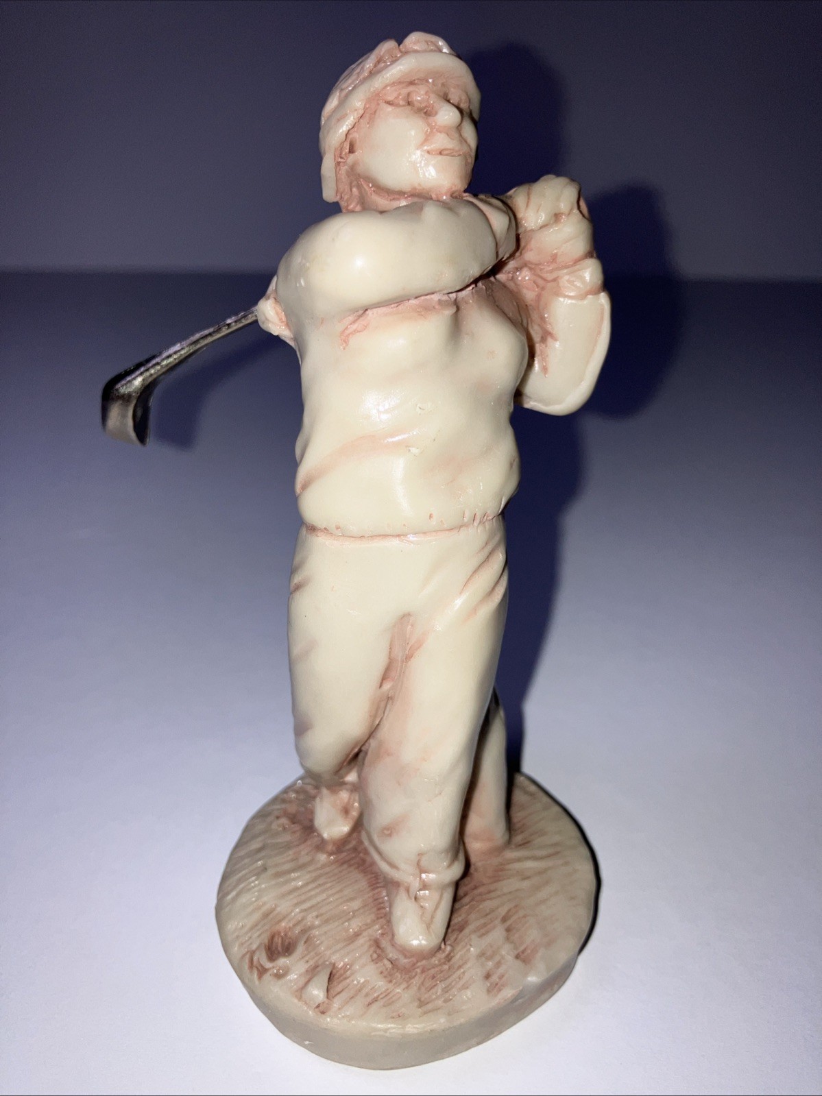 GEORGIA MARBLE Lady Golfer Figurine 5in Limited Edition #220 of 3000🇺🇸USA Made