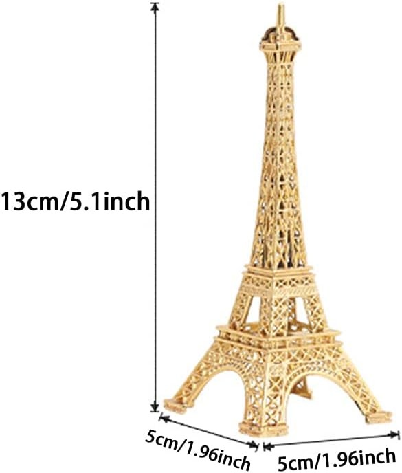 Eiffel Tower Model Paris Architecture Desktop Decor Cake Topper Gift Statue