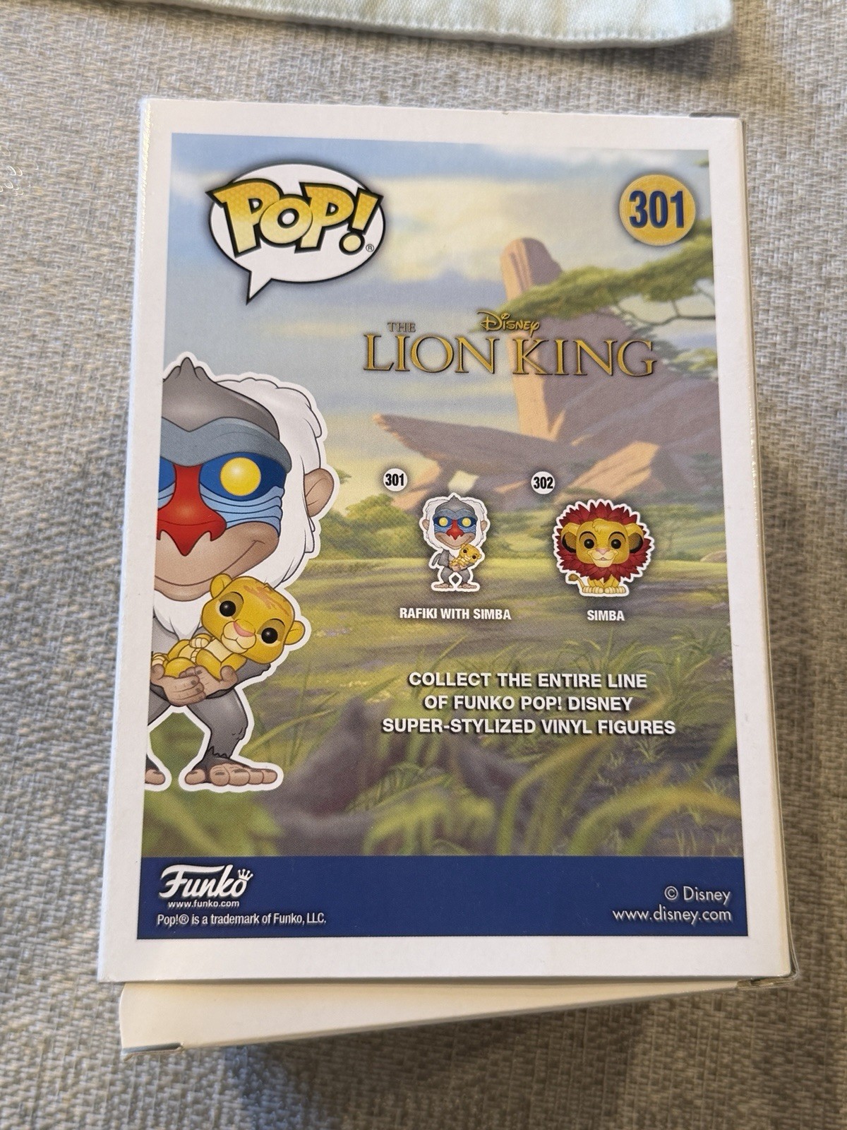 Funko Pop! Disney The Lion King Rafiki with Simba #301 4″ Vinyl Figure