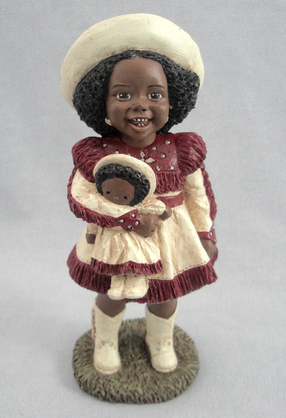 All God’s Children Figurines 2pc Eli #41 Krishna Edition #11 Cowboy Cowgirl Kids