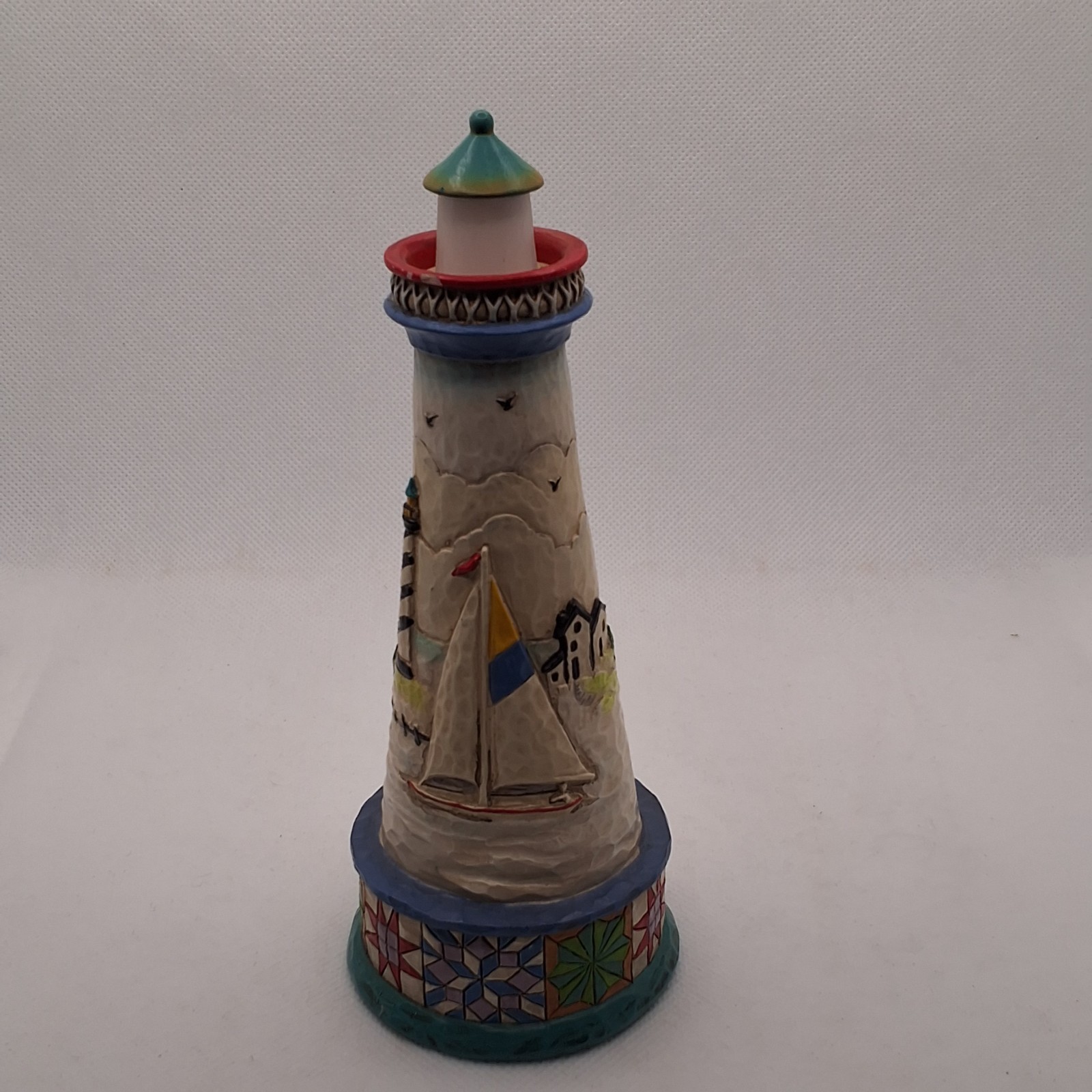 Jim Shore Light Up 6.5″ Heartwood Creek 2008 Lighthouse “Lights The Way” Works