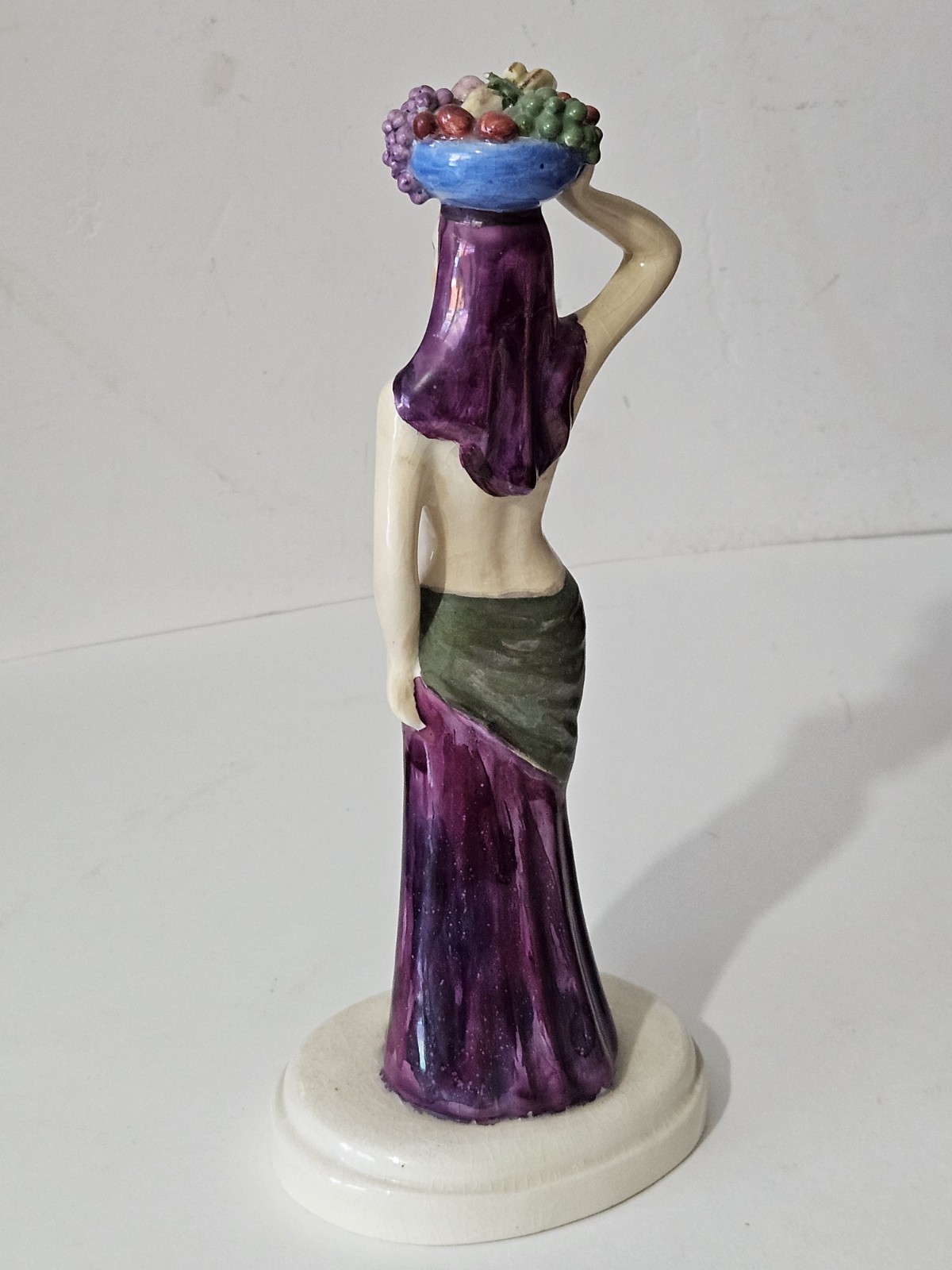 Art Nouveau Style Figurine Bathing Beauty Sexy Naked Art Deco-German Style Porce