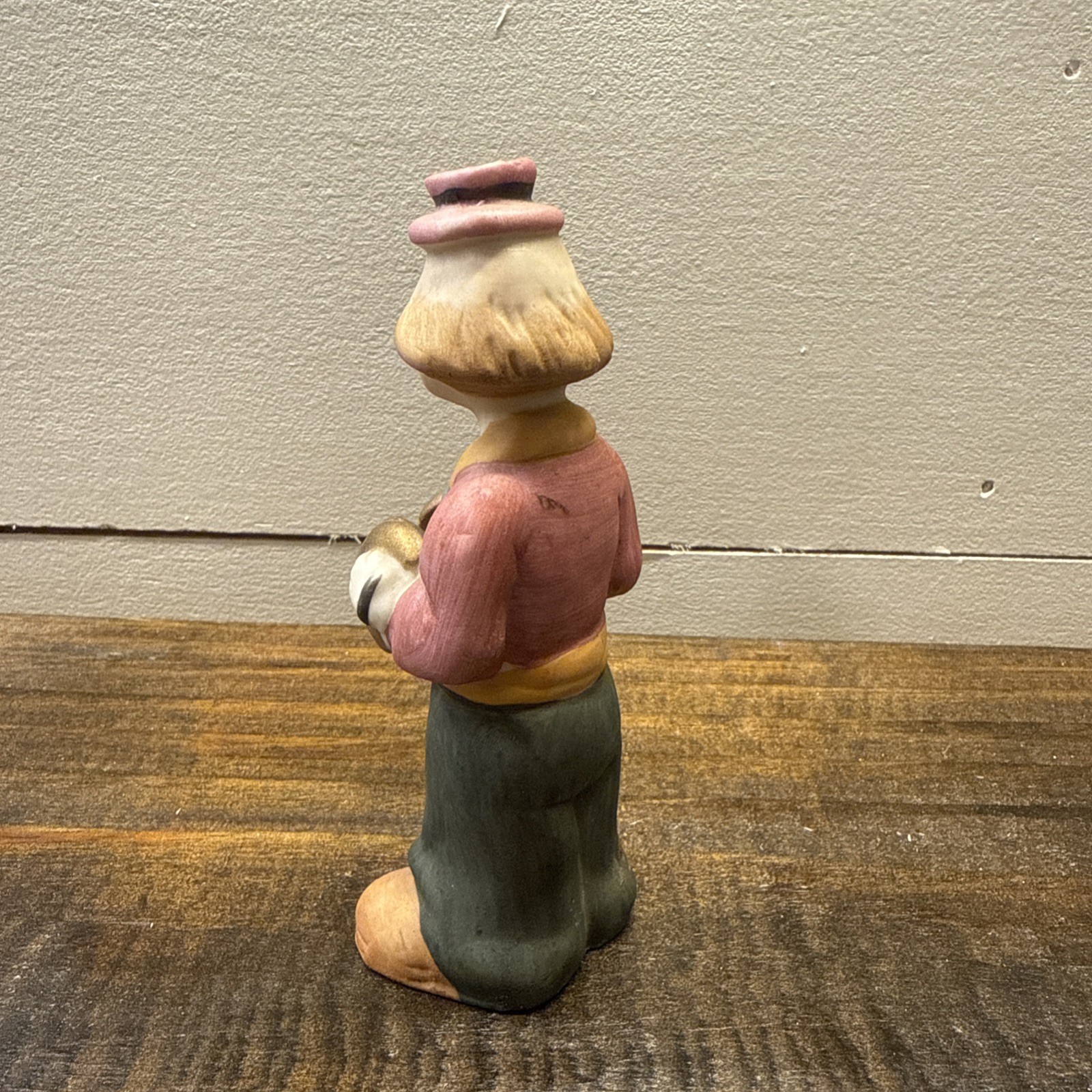 Vintage VO&GC Happy Clown with Cymbals Figurine, 5” tall, Made in Taiwan