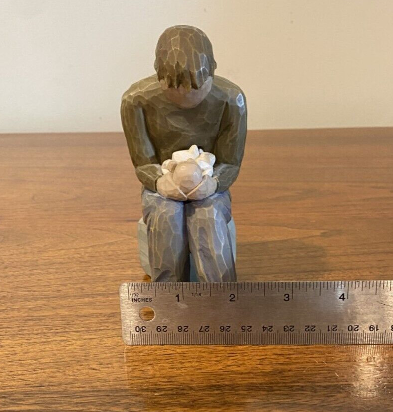Willow Tree New Dad, Sculpted Hand-Painted 5.25″ Figure Father and Child/Baby