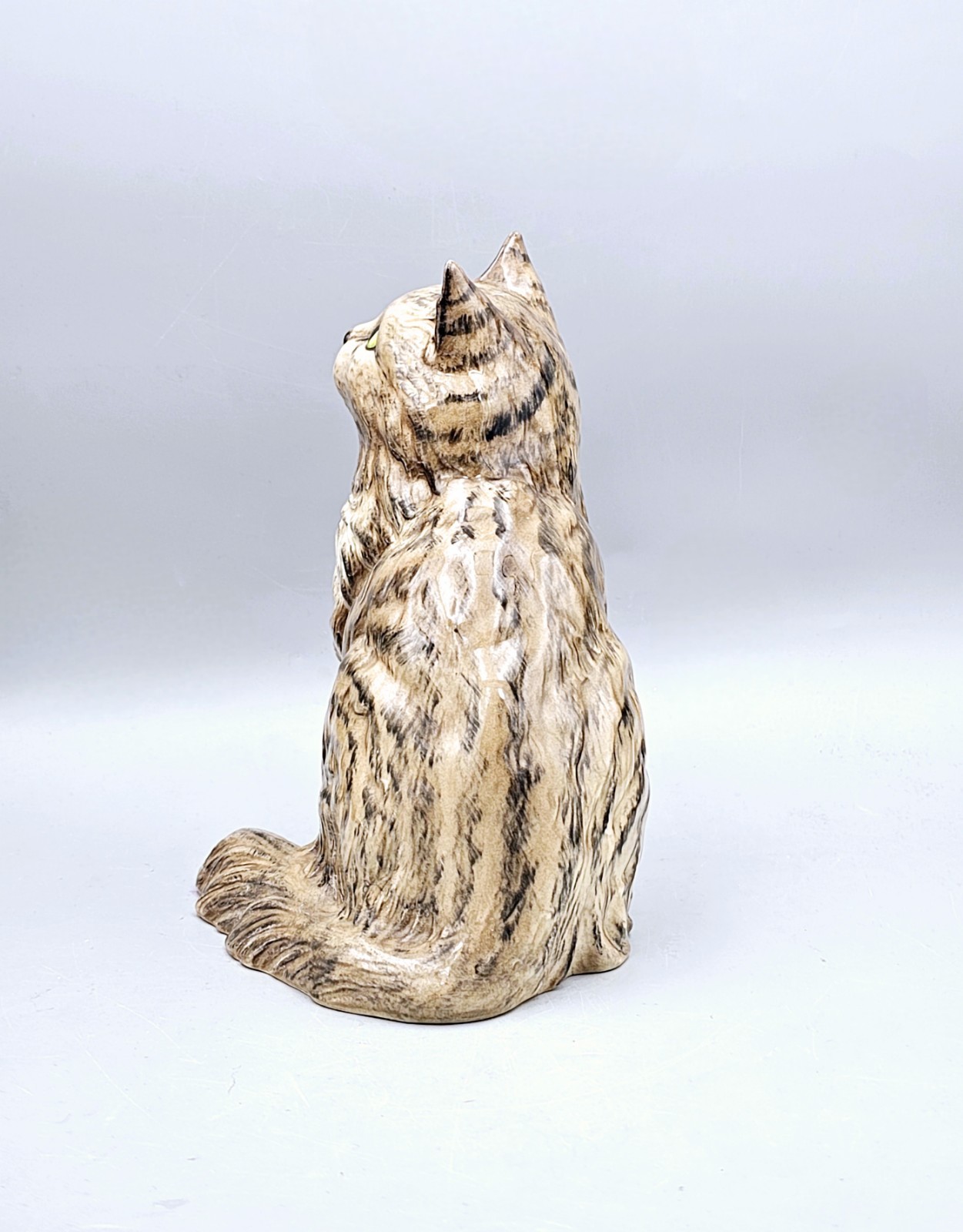 Vintage Beswick Ceramic Sitting Persian Cat #1867 Figurine 8.5″