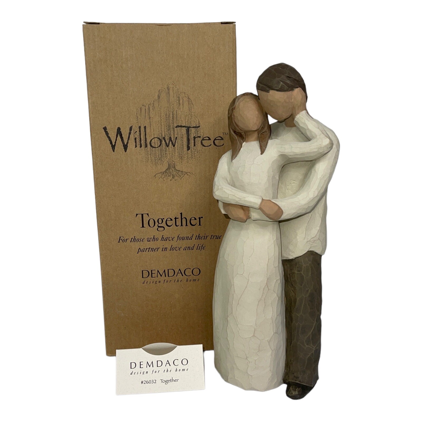Together Sculpted Hand Painted Figure Willow Tree #26032 Vintage Statue Figurine