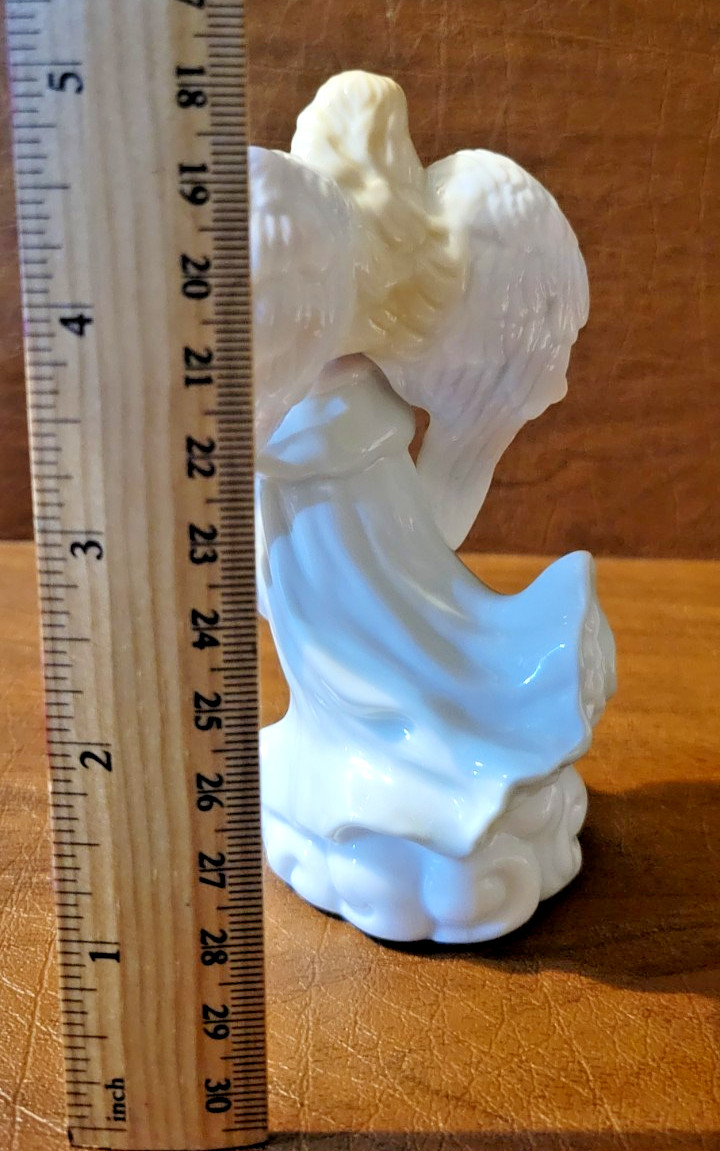 Angel Figurine Lot Bundle – Spun Glass, Porcelain, Ceramic, Handmade