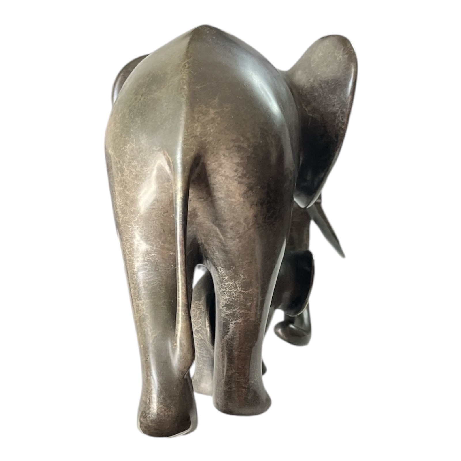 Loet Vanderveen (1921-2015) Bronze Elephant & Baby Model 198 #67/750 USA 1994