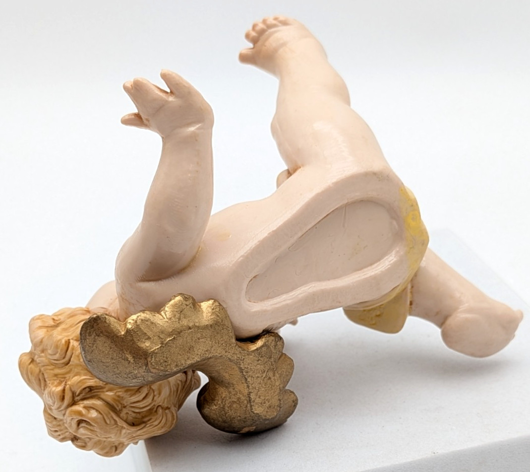 Fontanini Depose Italy 1988 Tumbling Cherub Angel Figurine