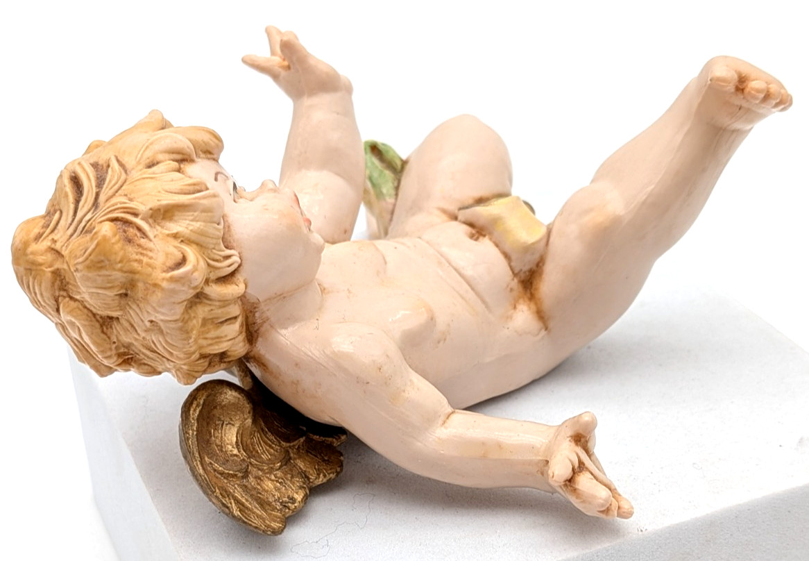 Fontanini Depose Italy 1988 Tumbling Cherub Angel Figurine